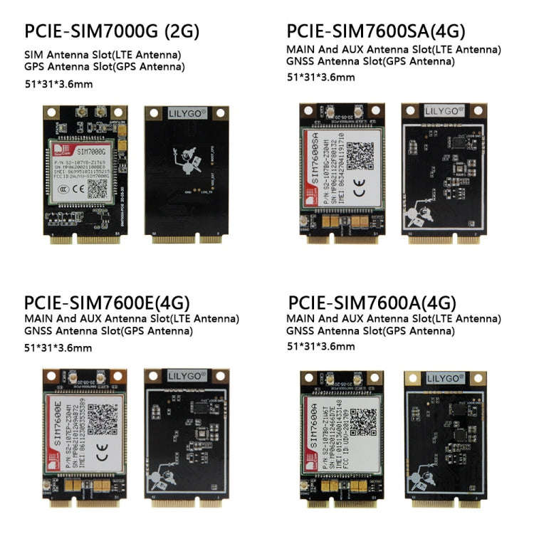 TTGO T-PCIE ESP32-WROVER-B AXP192 Chip WiFi Bluetooth Nano Card SIM Series Module Hardware Compos...