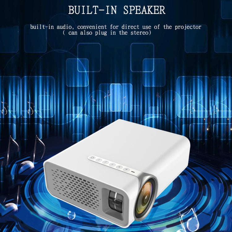 YG520 1800 Lumens HD LCD Projector,Built in Speaker,Can Read U disk, Mobile hard disk,SD Card, AV...