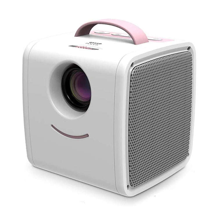 W-S1 10W Children Video Projector 30 Lumens HD 1080P LCD Technology, Support AV / USB / Mini SD C...