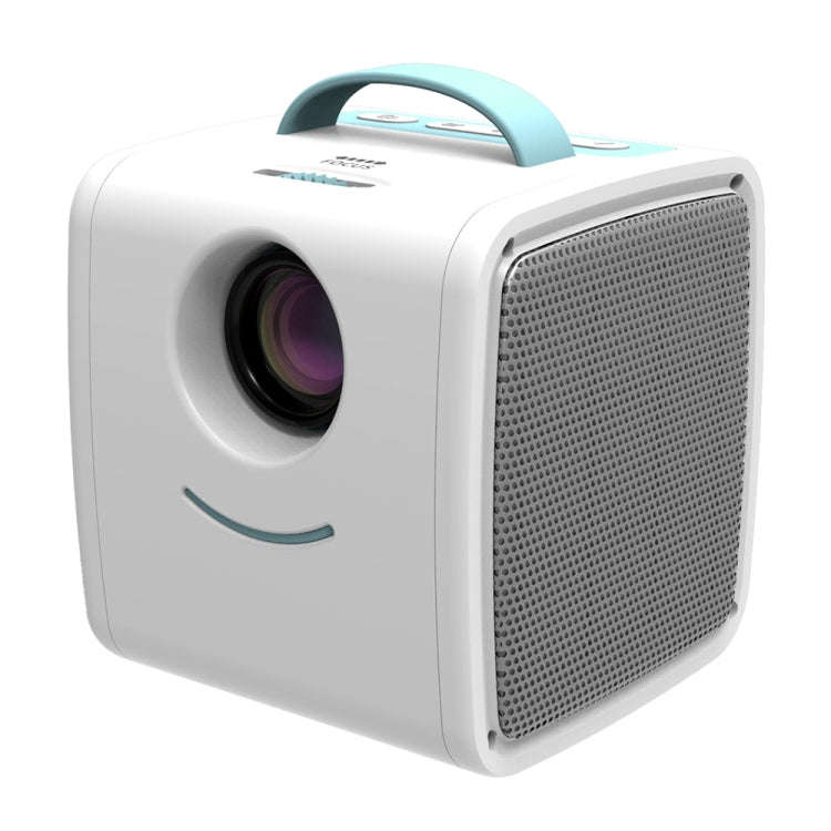 W-S1 10W Children Video Projector 30 Lumens HD 1080P LCD Technology, Support AV / USB / Mini SD C...