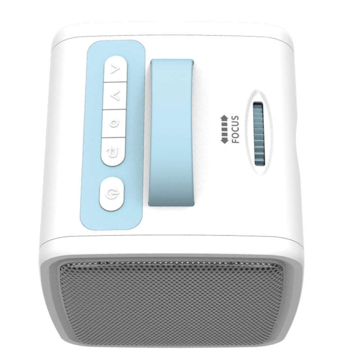 W-S1 10W Children Video Projector 30 Lumens HD 1080P LCD Technology, Support AV / USB / Mini SD C...