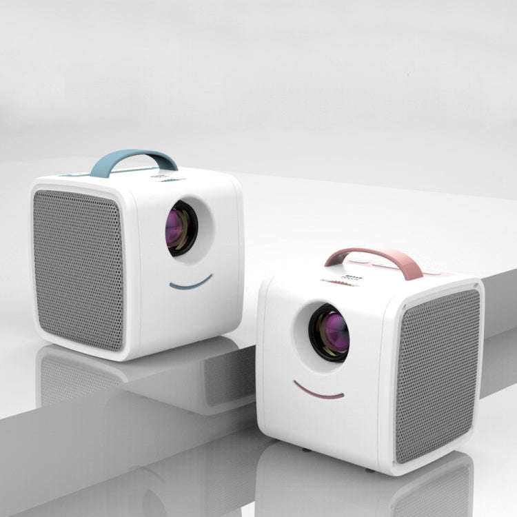 W-S1 10W Children Video Projector 30 Lumens HD 1080P LCD Technology, Support AV / USB / Mini SD C...