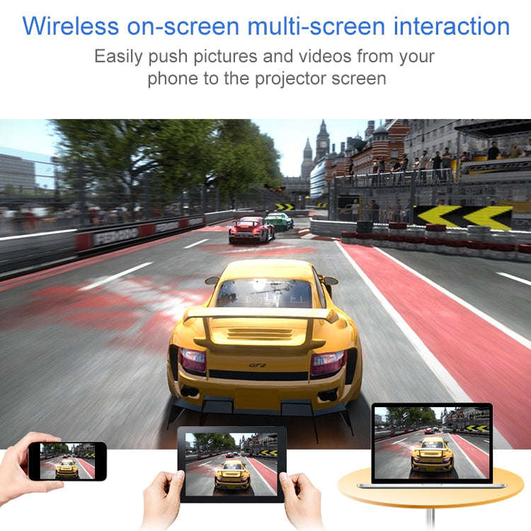 VS626 Android 3500ANSI Lumens 1080*720 Resolution LED+LCD Technology Smart Projector, Support AV ...