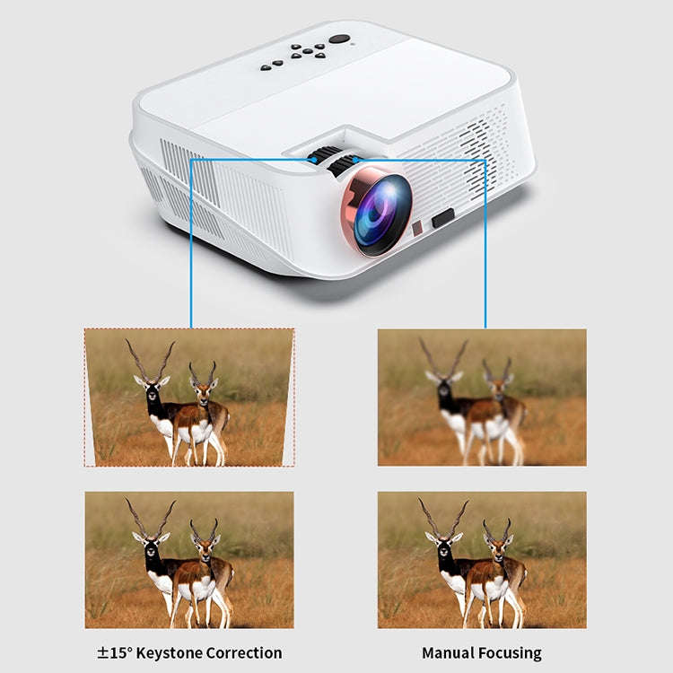 VS626 Android 3500ANSI Lumens 1080*720 Resolution LED+LCD Technology Smart Projector, Support AV ...