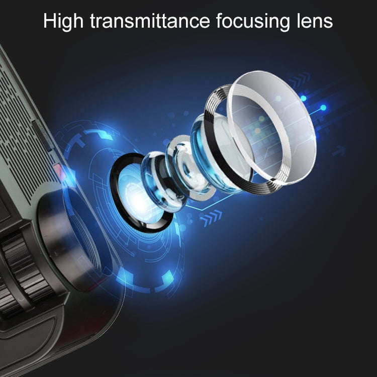 VS626 Android 3500ANSI Lumens 1080*720 Resolution LED+LCD Technology Smart Projector, Support AV ...