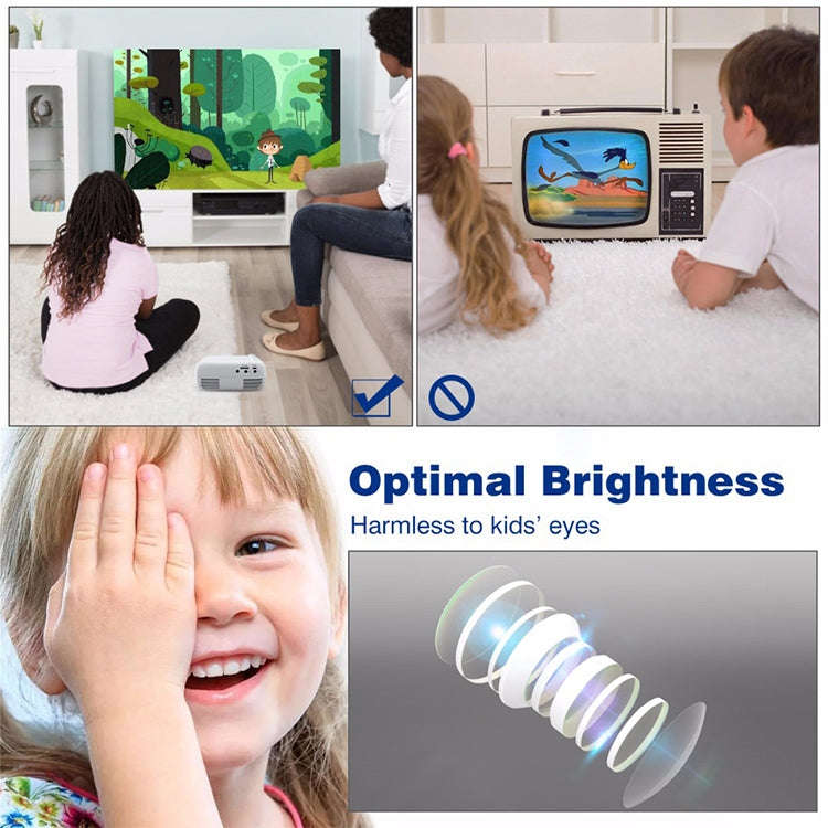 YG200 Portable LED Pocket Mini Projector AV SD HDMI Video Movie Game Home Theater Video Projector...