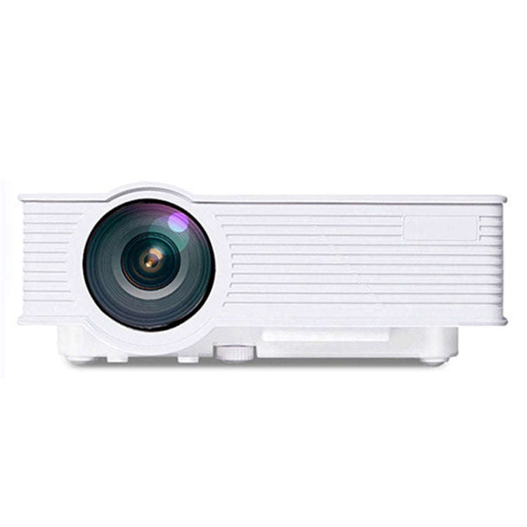 LY-40 1800 Lumens 1280 x 800 Home Theater LED Projector with Remote Control, EU Plug (White)