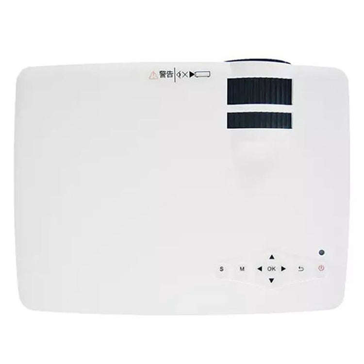 LY-40 1800 Lumens 1280 x 800 Home Theater LED Projector with Remote Control, EU Plug (White)