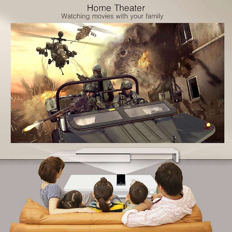 P09 Portable 4K Ultra HD DLP Mini Smart Projector with Infrared Remote Control, Amlogic S905X 4-C...