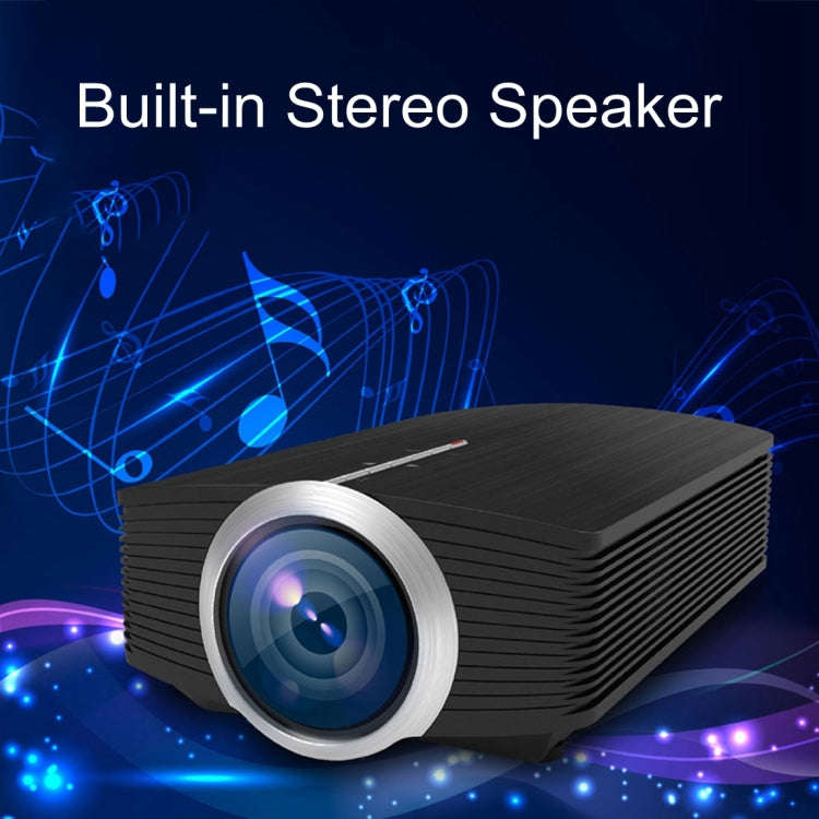 YG510 1200 LUX 800*480 LED Projector HD Home Theater, Support HDMI & VGA & AV & TF & USB