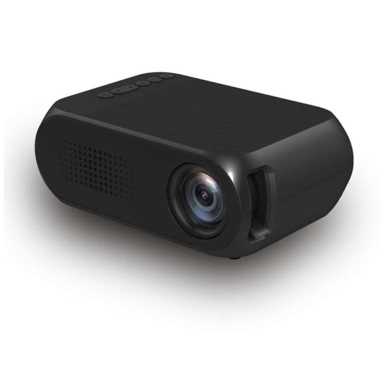 YG320 320*240 Mini LED Projector Home Theater, Support HDMI & AV & SD & USB(Black)