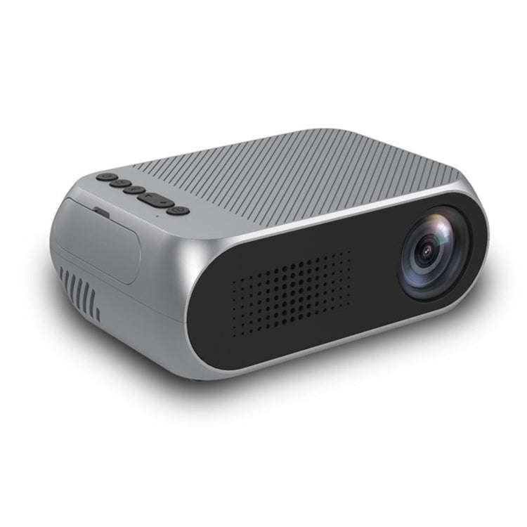 YG320 320*240 Mini LED Projector Home Theater, Support HDMI & AV & SD & USB(Silver)