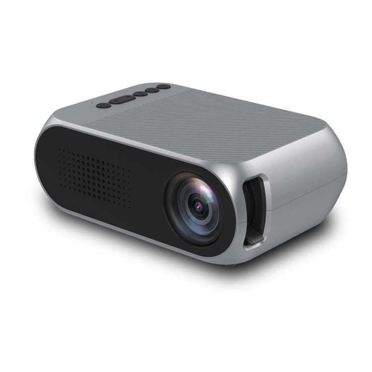 YG320 320*240 Mini LED Projector Home Theater, Support HDMI & AV & SD & USB(Silver)