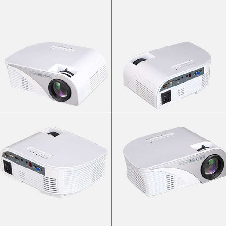 RD-805B 960*640 1200 Lumens Portable Mini LED Projector Home Theater with Remote Controller ,Supp...