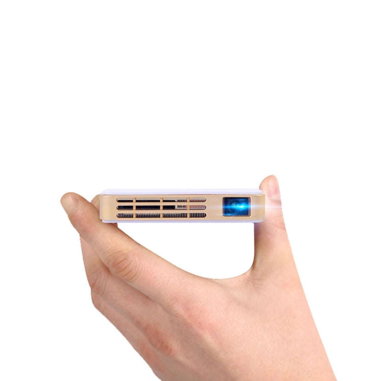 DLP100W Mini Android 4.4 60 Ansi Lumins 1080P Quad-core DLP Pico Projector ,Support WiFi / Blueto...