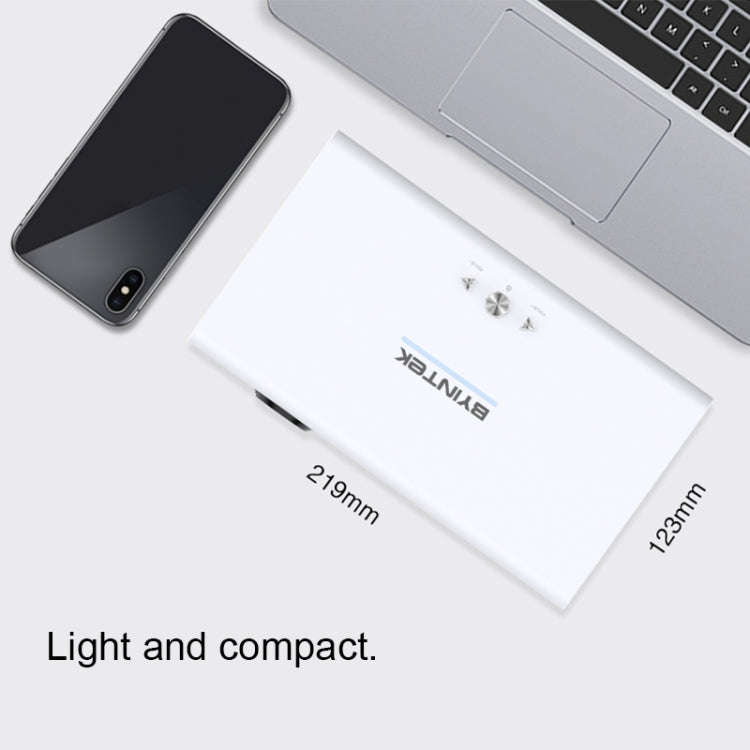 TOUMEI V6 3800 Lumens Android 6.0 3D Smart DLP Projector, 2GB+32GB, Support Dual Band WiFi / Blue...