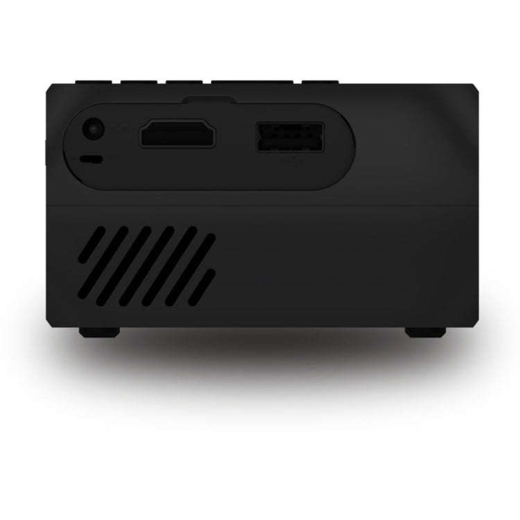 YG320 320*240 Mini LED Projector Home Theater, Support HDMI & AV & SD & USB (Black)