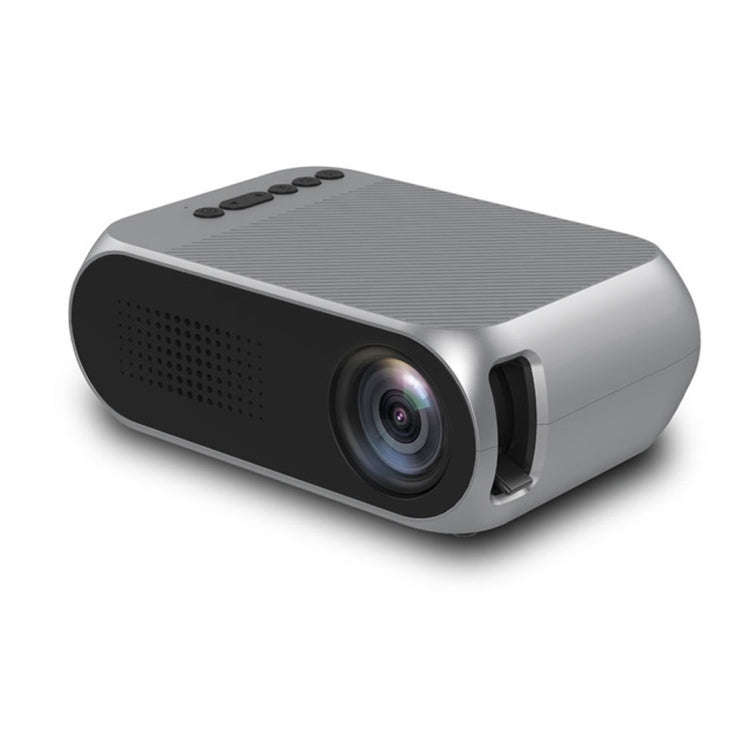 YG320 320*240 Mini LED Projector Home Theater, Support HDMI & AV & SD & USB (Silver)