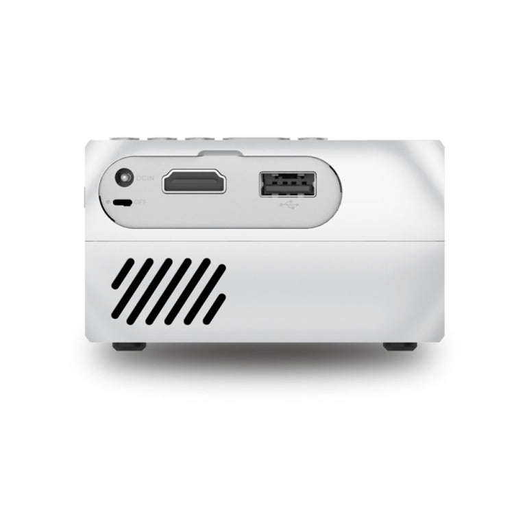 YG320 320*240 Mini LED Projector Home Theater, Support HDMI & AV & SD & USB (White)