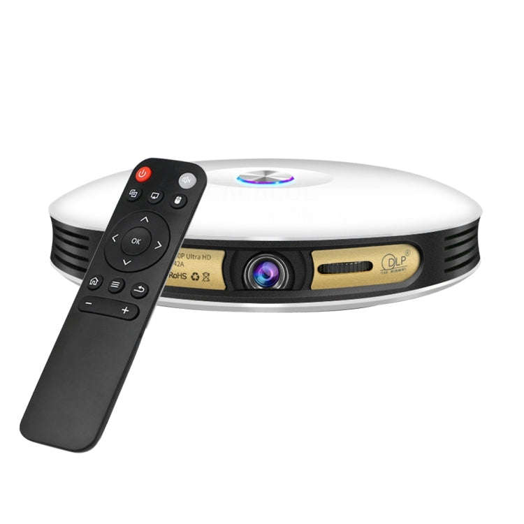 CACACOL ITC-DO8 220LM WiFi Smart 1280*800 DLP DMD LED Portable Projector with Remote Control,  An...