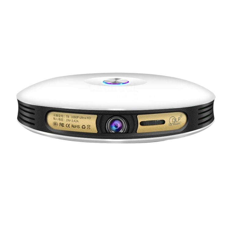 CACACOL ITC-DO8 220LM WiFi Smart 1280*800 DLP DMD LED Portable Projector with Remote Control,  An...