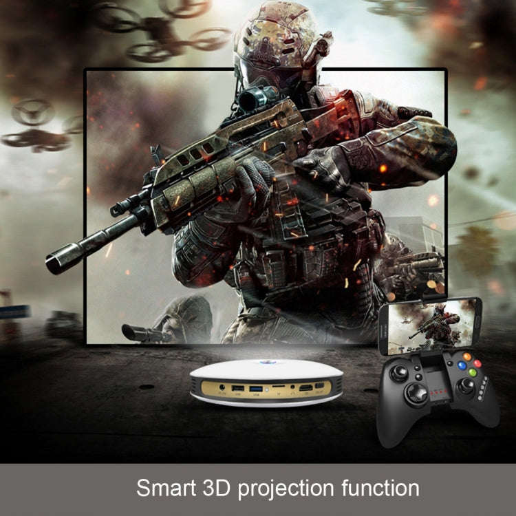 CACACOL ITC-DO8 220LM WiFi Smart 1280*800 DLP DMD LED Portable Projector with Remote Control,  An...