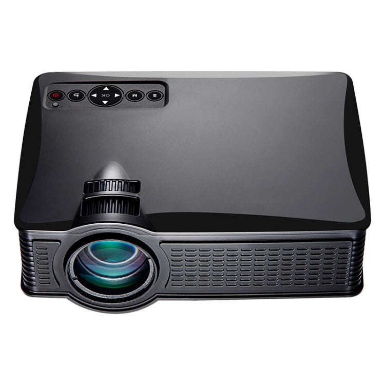 LY-40 1800 Lumens 1280 x 800 Home Theater LED Projector with Remote Control, UK Plug(Black)