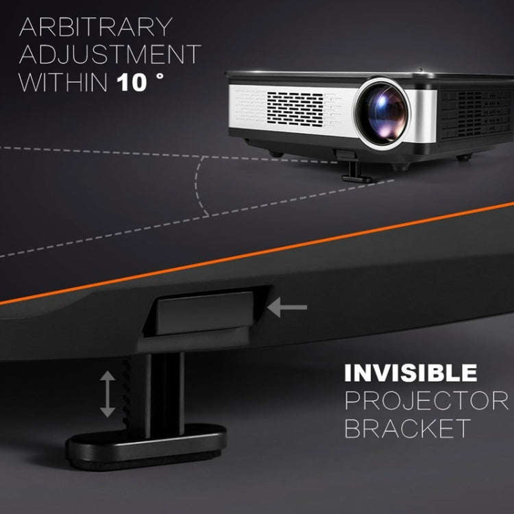 Wejoy L2 300ANSI Lumens 5.8 inch LCD Technology HD 1280*768 pixel Projector with Remote Control, ...