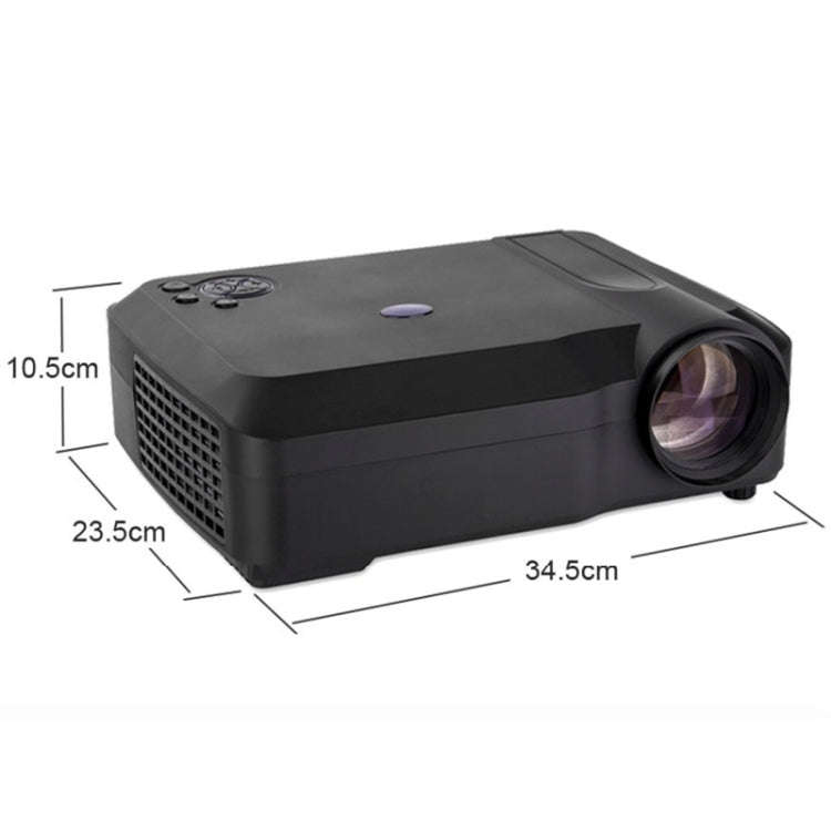Wejoy L3 300ANSI Lumens 5.8 inch LCD Technology HD 1280*768 pixel Projector with Remote Control, ...