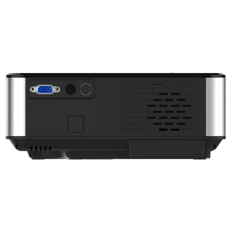 Cheerlux C9 1920x1080P HD Android Smart Projector, Support HDMI x 2 / USB x 2 / VGA / AV(Black)