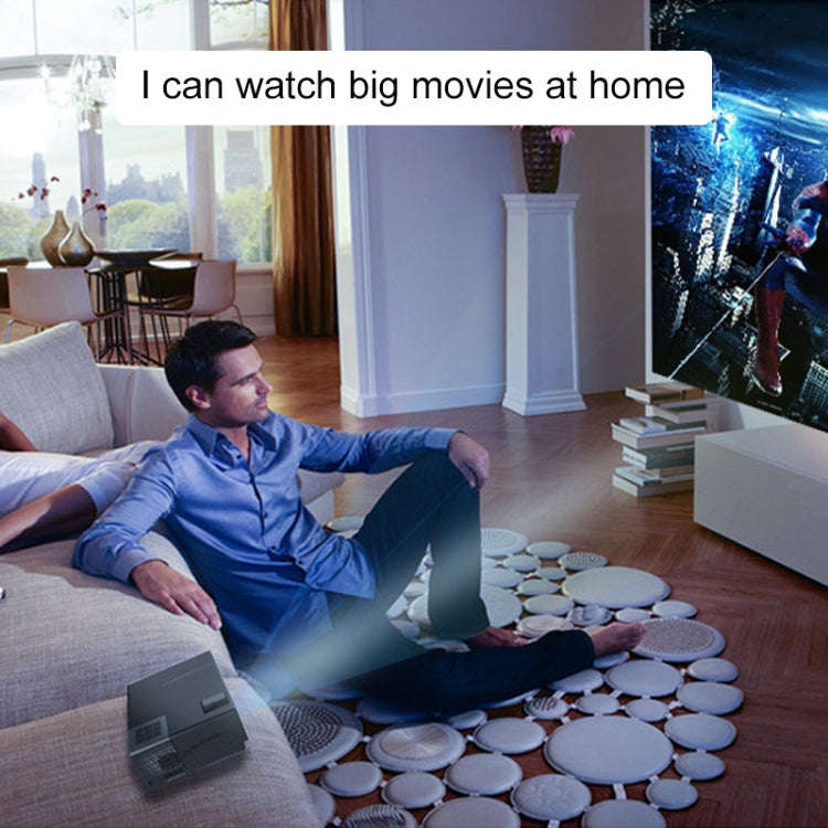 Cheerlux CL770 1920 x 1080P Full HD Smart Projector Android 9.0 1GB+8GB (Black)