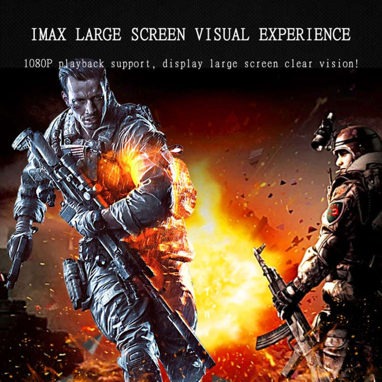 YG520 800x480 1800LM Mini LED Projector Home Theater, Support HDMI & AV & SD & USB & VGA, Mobile ...