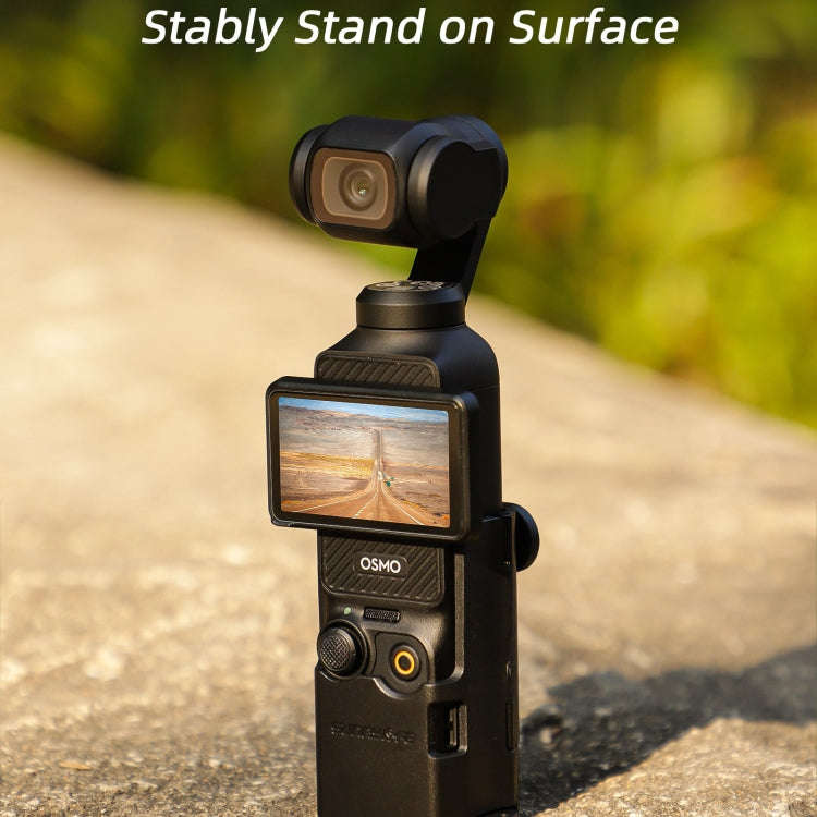 For DJI OSMO Pocket 3 Sunnylife Expansion Adapter Foldable Dual Hooks Adapter Protective Case Bra...
