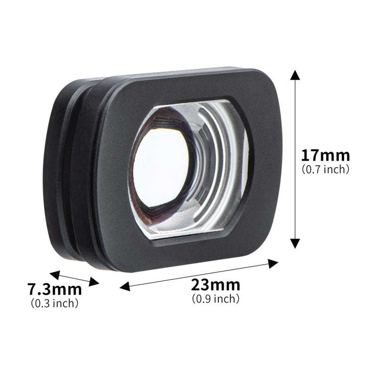 For DJI OSMO Pocket 3 STARTRC Drone Wide-Angle Lens Filter (Black)