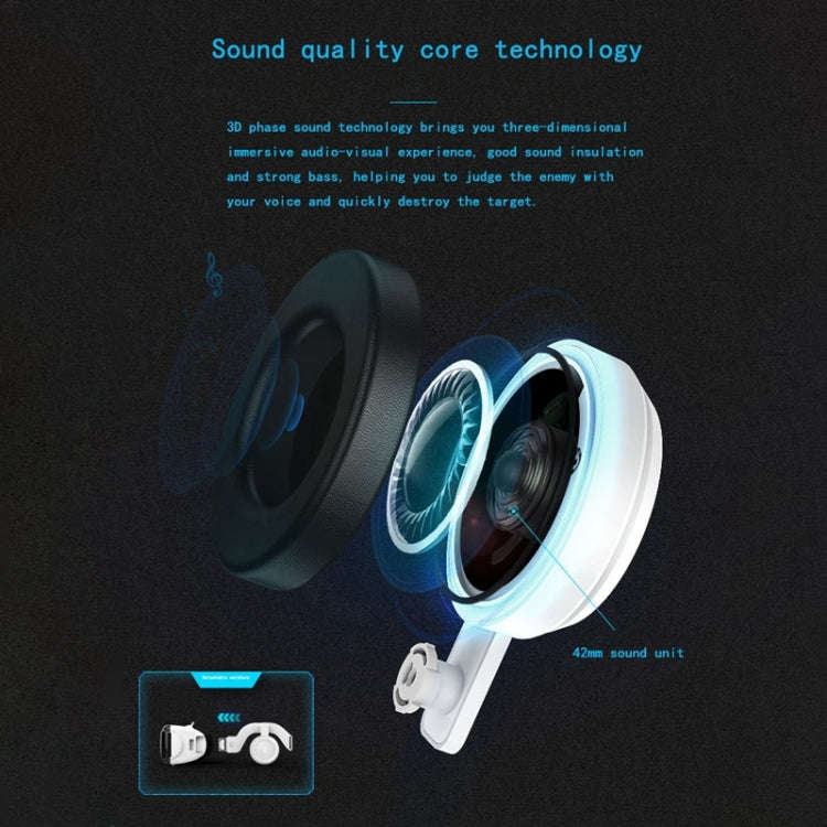 VR SHINECON G06EB Virtual Reality 3D Video Glasses Suitable for 4.7 inch - 6.1 inch Smartphone wi...