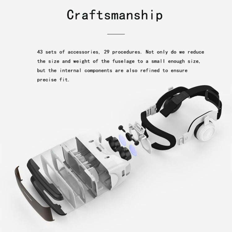 VR SHINECON G06EB Virtual Reality 3D Video Glasses Suitable for 4.7 inch - 6.1 inch Smartphone wi...