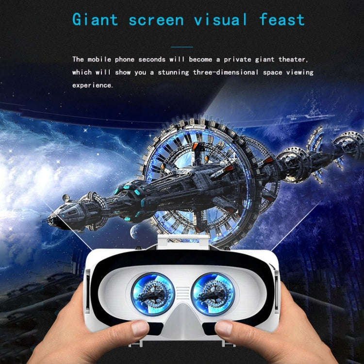 VR SHINECON G06EB Virtual Reality 3D Video Glasses Suitable for 4.7 inch - 6.1 inch Smartphone wi...