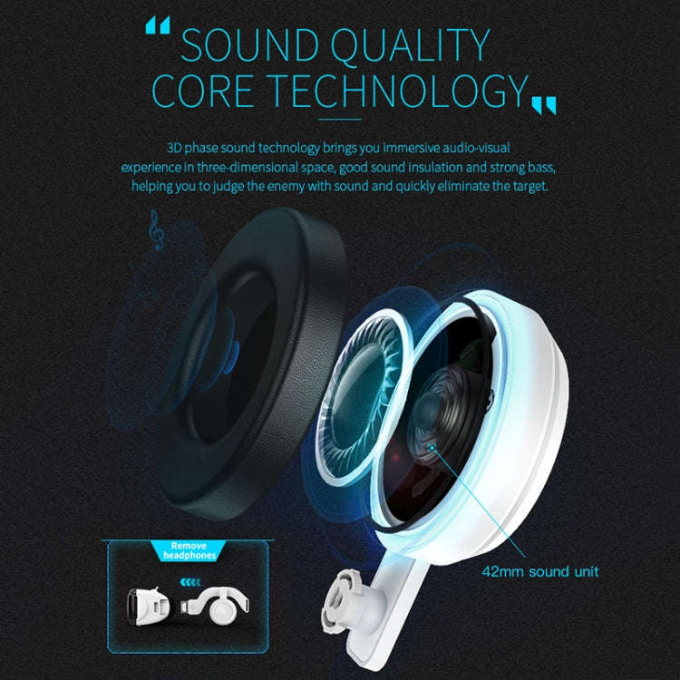 VR SHINECON G06E Virtual Reality 3D Video Glasses Suitable for 4.7 inch - 6.1 inch Smartphone wit...