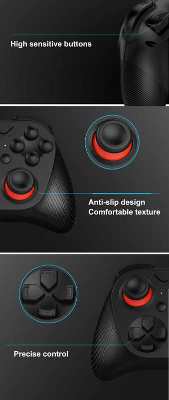MOCUTE-050 Wireless Bluetooth Remote Controller / Mini Gamepad Controller / Music Player Controll...