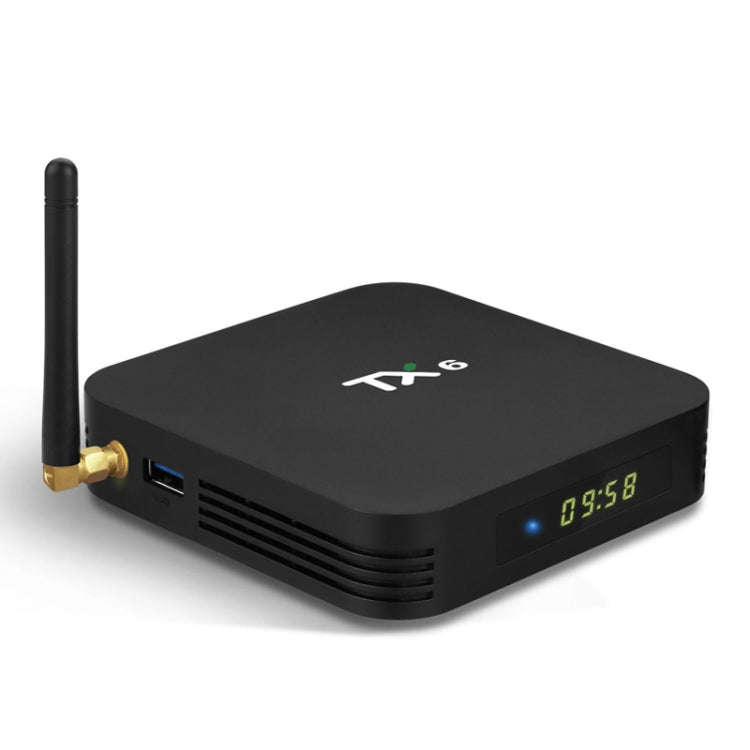 TX6 HD TV Box Media Player, Android 7.1 / 9.0 System, Allwinner H6, up to 1.5GHz, Quad-core ARM C...