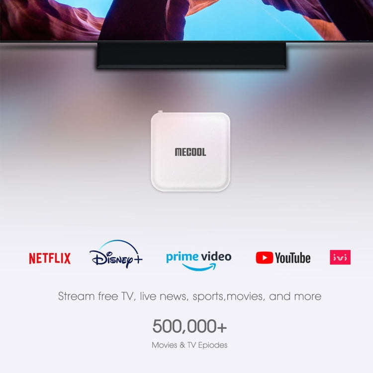 MECOOL KM2 4K Smart TV BOX Android 10.0 Media Player with Remote Control, Amlogic S905X2 Quad Cor...
