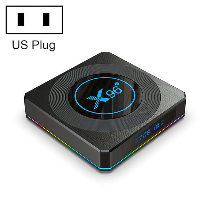 X96 X4 8K Smart TV BOX Android 11.0 Media Player with Remote Control, Amlogic S905X4 Quad Core AR...