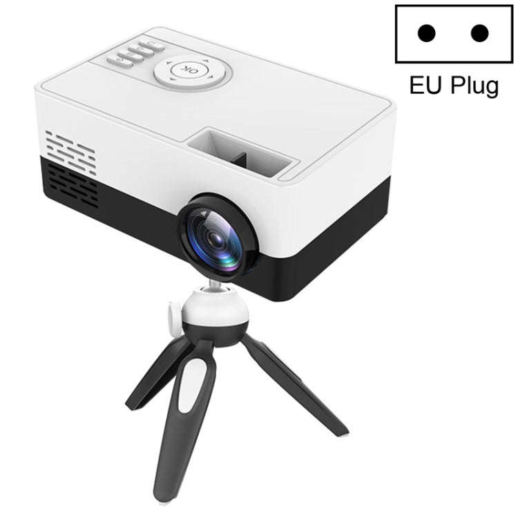 J15 1920 x 1080P HD Household Mini LED Projector with Tripod Mount Support AV / HDMI x 1 / USB x1...