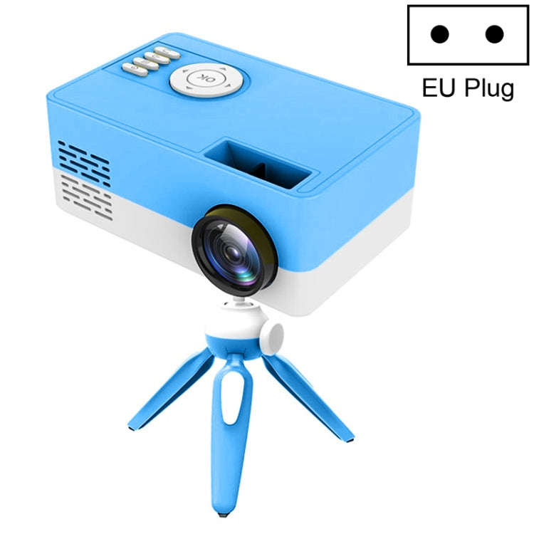 J15 1920 x 1080P HD Household Mini LED Projector with Tripod Mount Support AV / HDMI x 1 / USB x1...