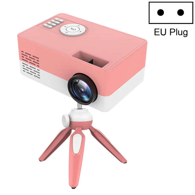 J15 1920 x 1080P HD Household Mini LED Projector with Tripod Mount Support AV / HDMI x 1 / USB x1...