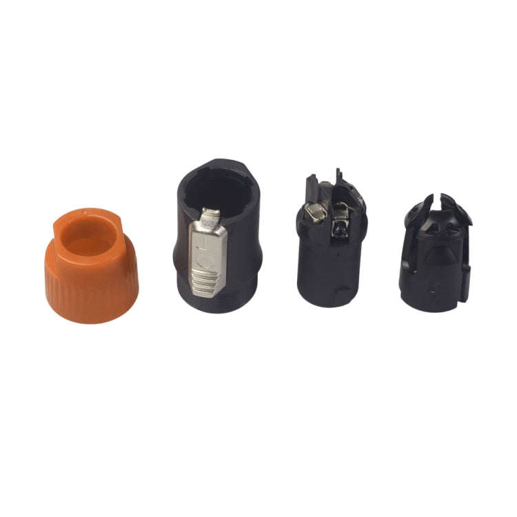 NL4FC 2221 4 Pin Plug Male Speaker Audio Connector(Orange)