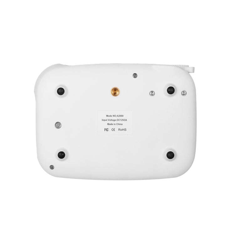 TRANSJEE A2000 320x240P 1000 ANSI Lumens Mini Home Theater HD Digital Projector, Plug Type: UK Pl...