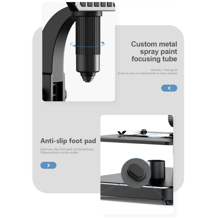 inskam315 7 inch IPS Screen 2000X 12MP HD Digital Microscope