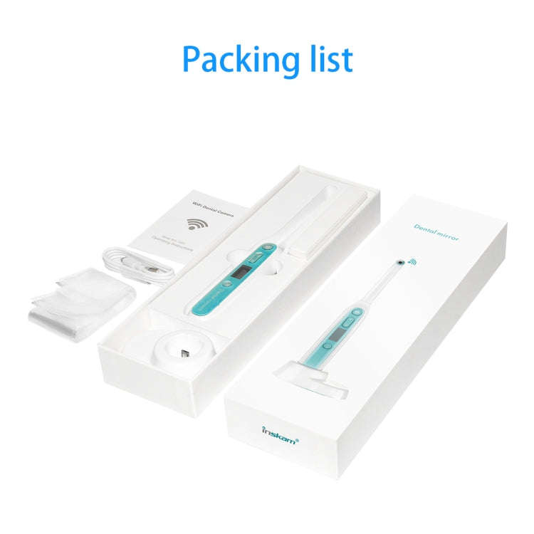 inskam401 1080P Household Visual WiFi HD Intraoral Camera Endoscope