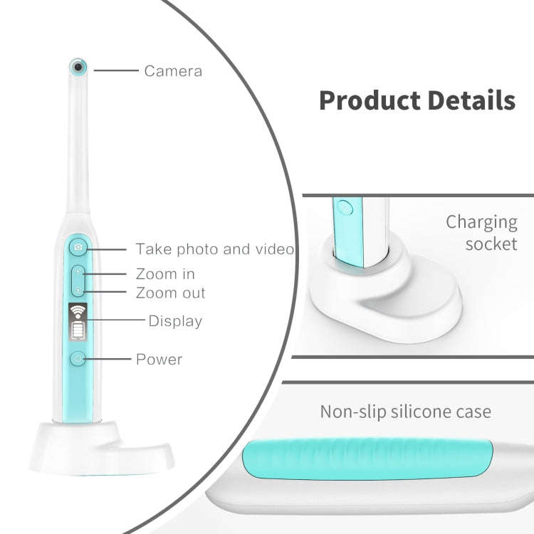 inskam401 1080P Household Visual WiFi HD Intraoral Camera Endoscope